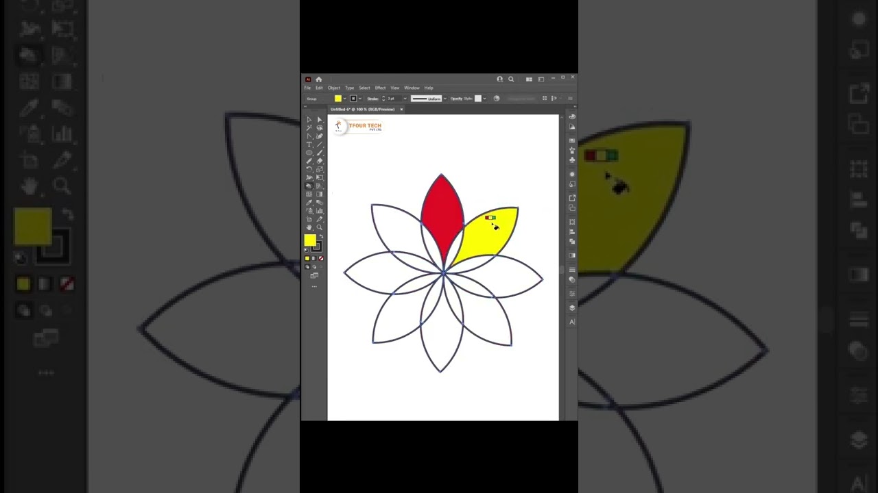 How to use Live Paint Bucket Tool  
