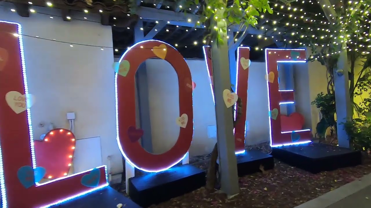 Mission Inn Hotel and Spa Riverside - Outside and Lobby (Post Valentine's Decor!)