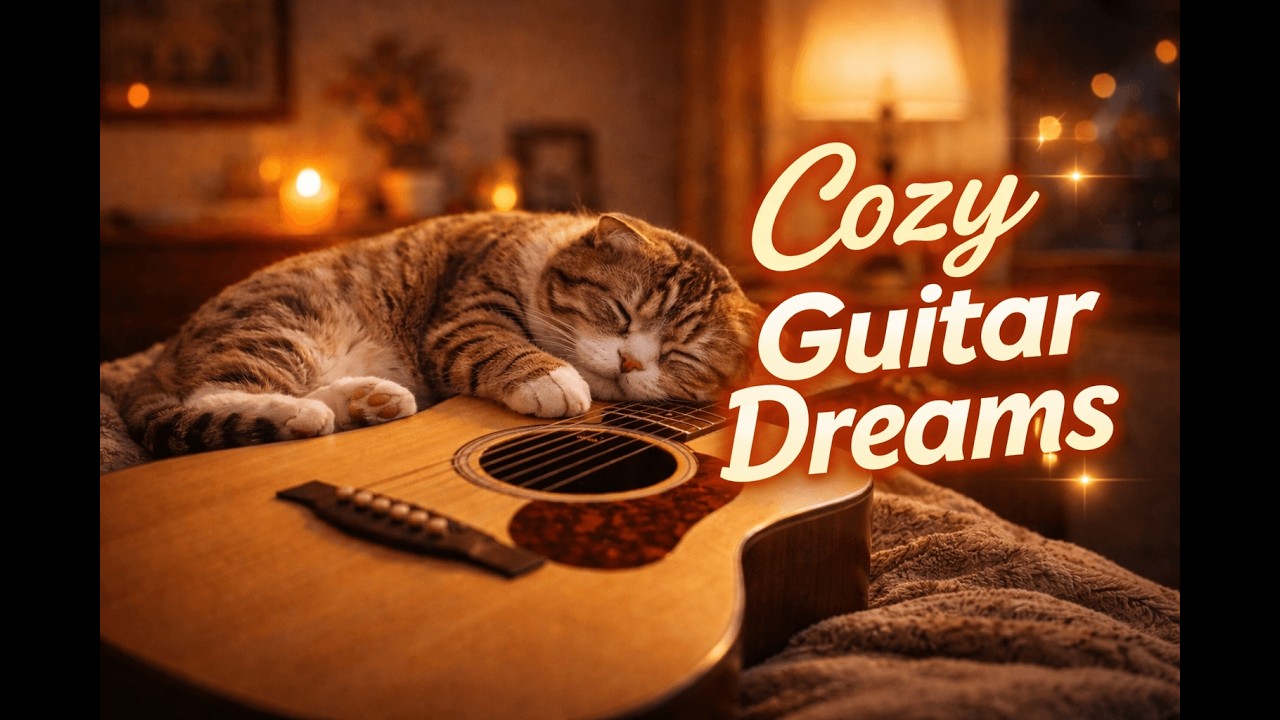 Cozy Guitar Dreams – Relaxing Instrumental Guitar 🎸 | Warm Night Vibes