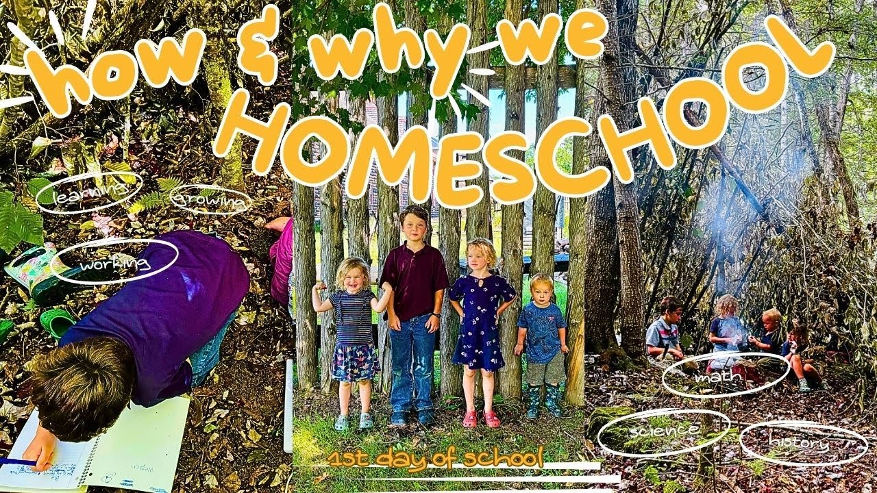 WHY we homeschool our 4 children + HOW We Homeschool Our Kids + our 1st day of school in 2024!