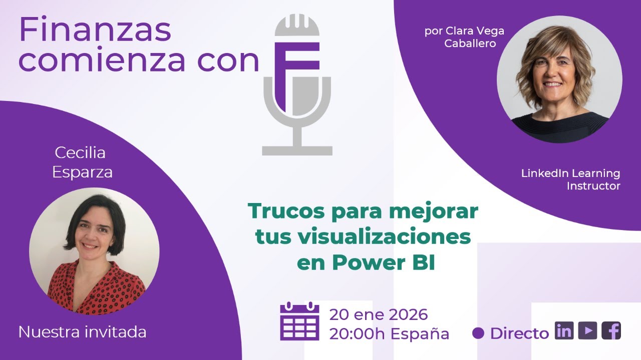 Trucos para mejorar tus visualizaciones en Power BI con Cecilia Esparza