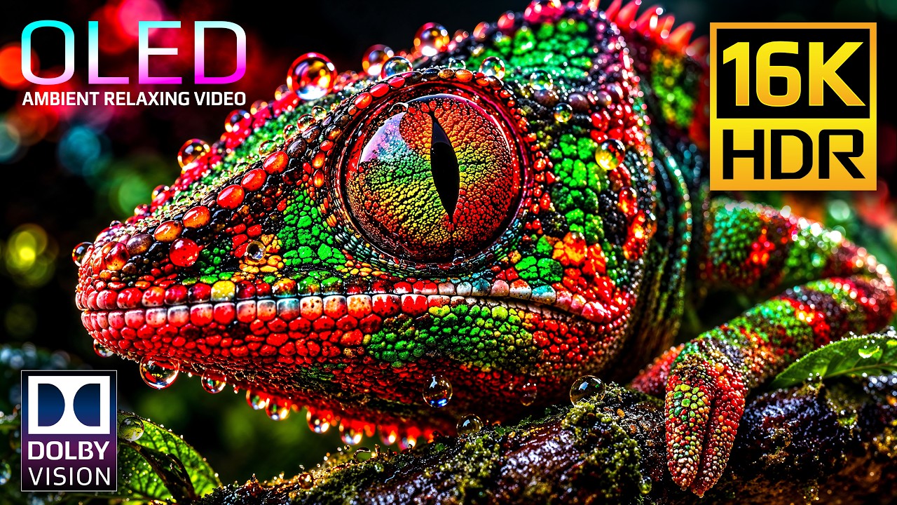 OLED Test 16K Dolby Vision HDR 120fps for 4K &bull; 8K Video Ultra HD TVs