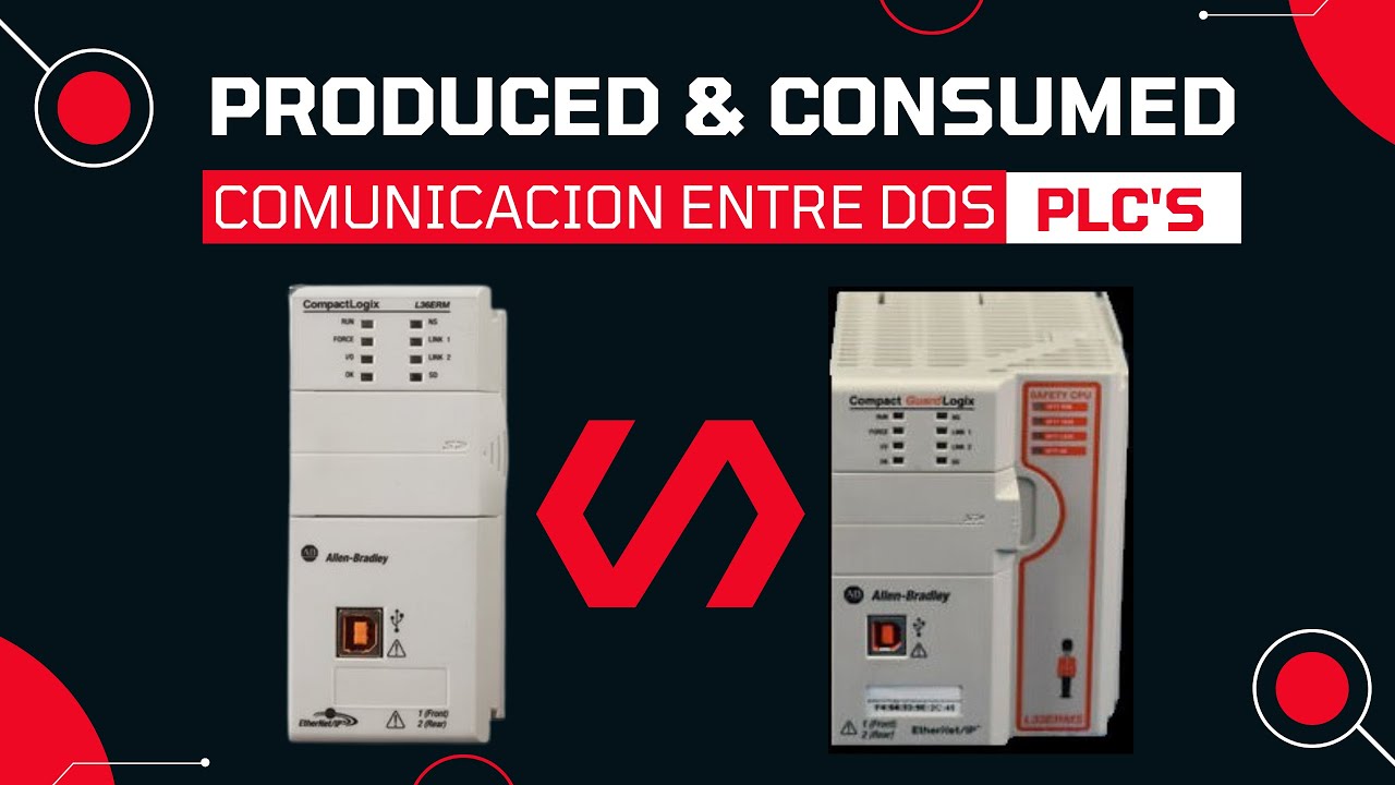 📡 Comunicación entre 2 PLC's || PRODUCED and CONSUMED TAG's || Studio 5000