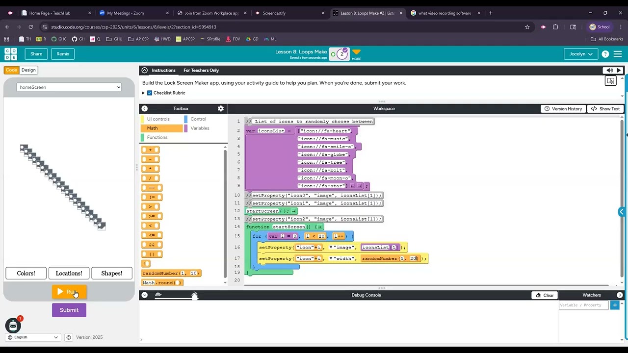 Loops Checkpoint - Getting Started