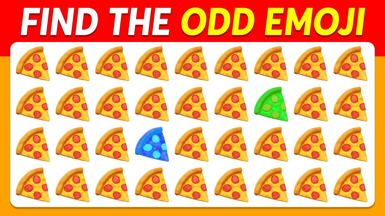 Find the ODD One Out | 30 Levels Emoji Quiz | Easy, Medium, Hard, Impossible
