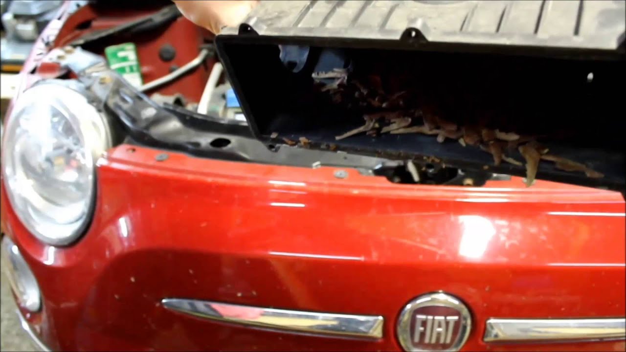 Fiat 500 Fix -- exchange the air filter