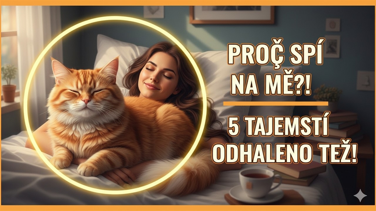 Spí vaše kočka na vás? Tady je, co to doopravdy znamená.