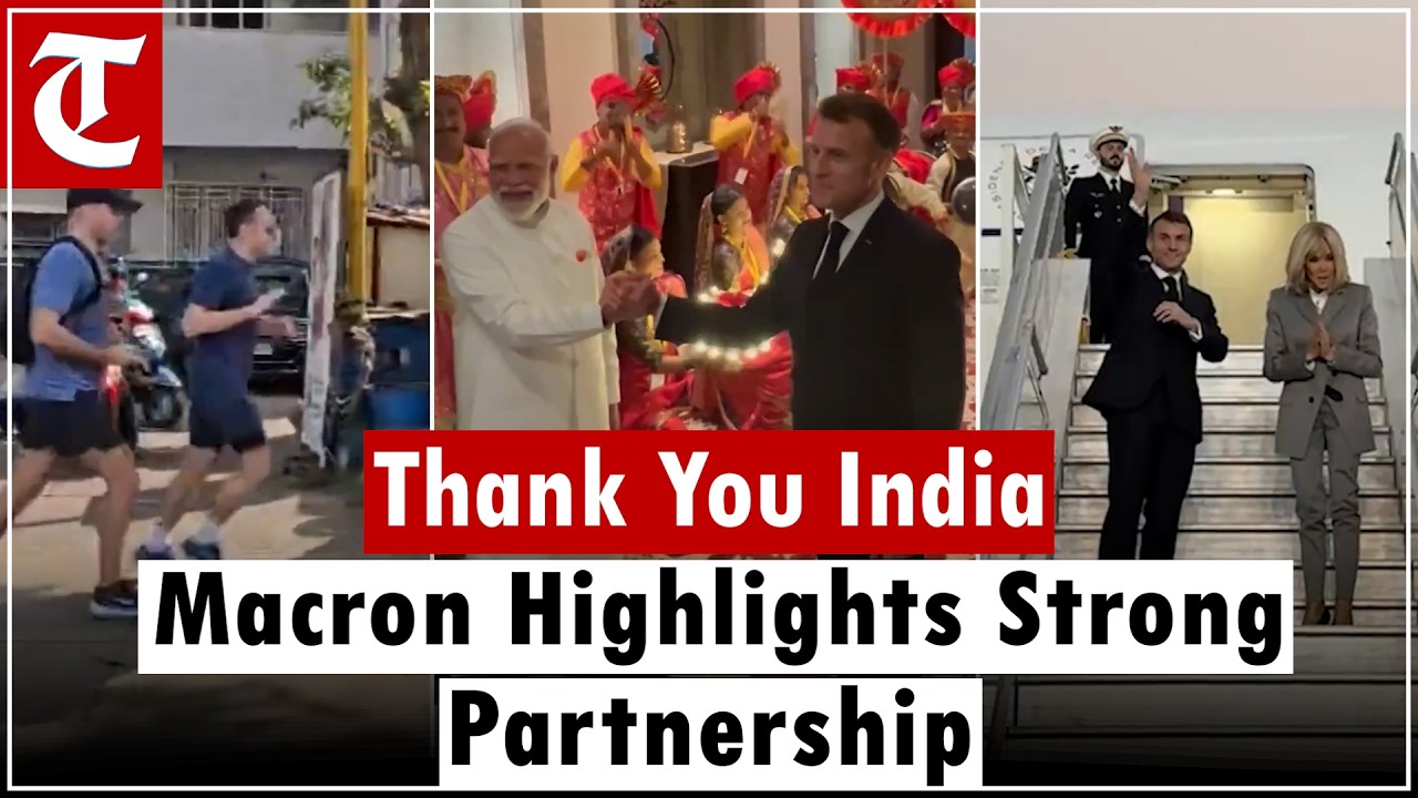 France&rsquo;s President Macron highlights India&rsquo;s growth with vibrant video highlighting partnership