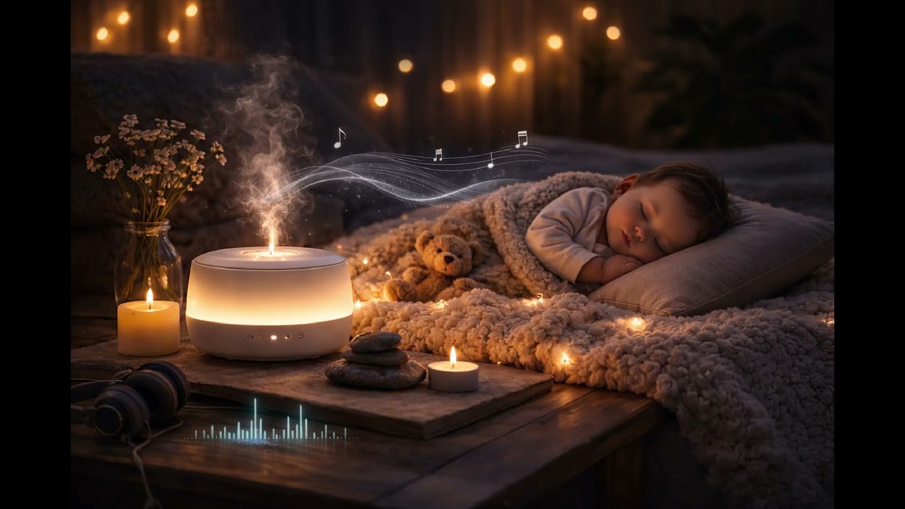 3 Hours Light Ambient Music & White Noise | Peaceful Sleep Sounds (No Ads)