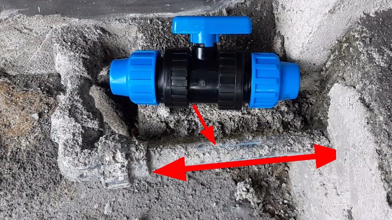 Trik Sederhana Memasang Stop kran air !! Tapi belum diketahui secara umum