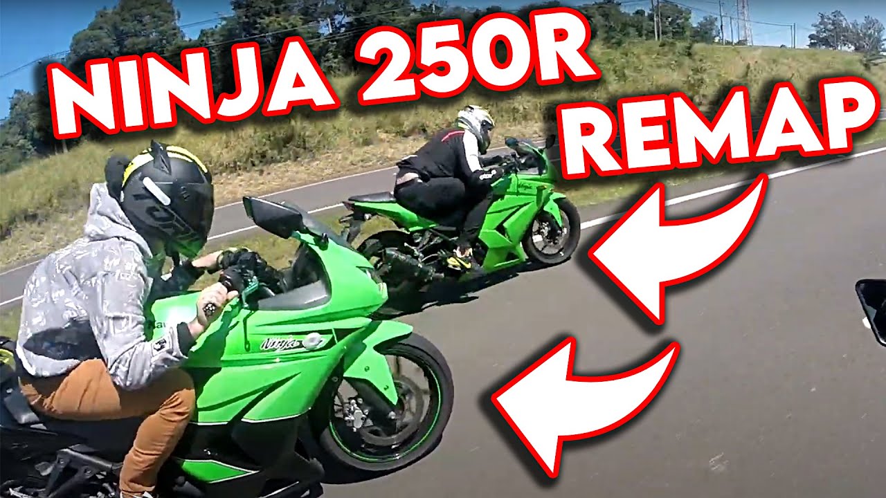 NINJA 250R COM REMAP DESSE JEITO, NUNCA VI!!!