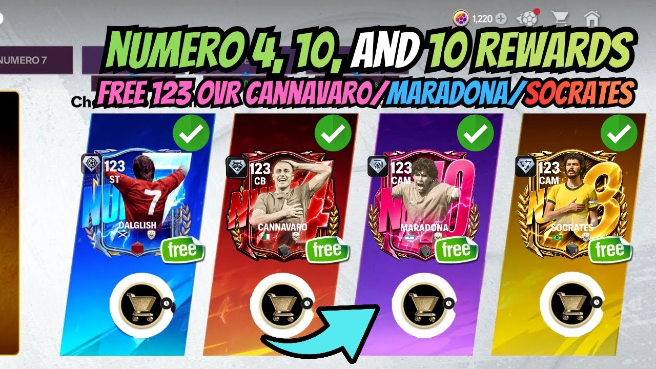 Кто будет игроками &laquo;Choose your Numero&raquo; 4, 10 и 8?!! FC mobile
