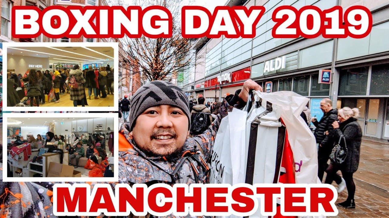 KALAP BELANJA BOXING DAY 2019 MANCHESTER UK - SHOPPING SALE DISCOUNT. ANTRI & BORONG BARANG DISKON