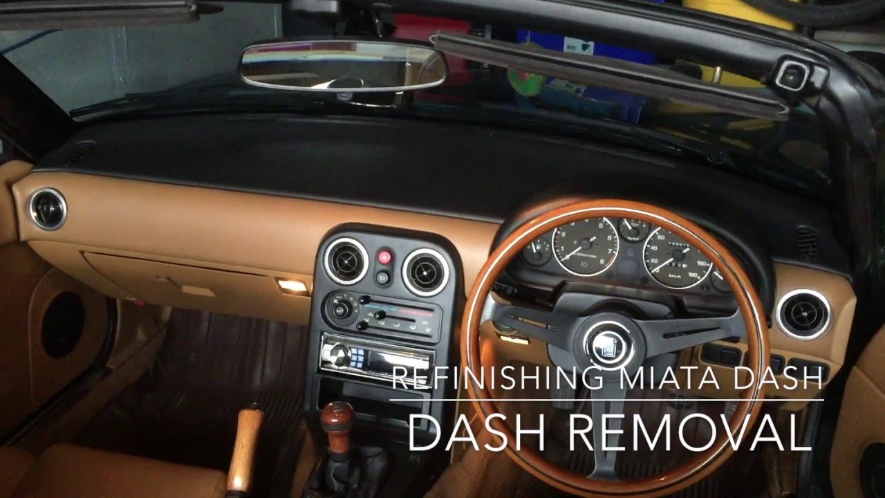 Miata Dash Refinish - Part 1 Removing the Dash