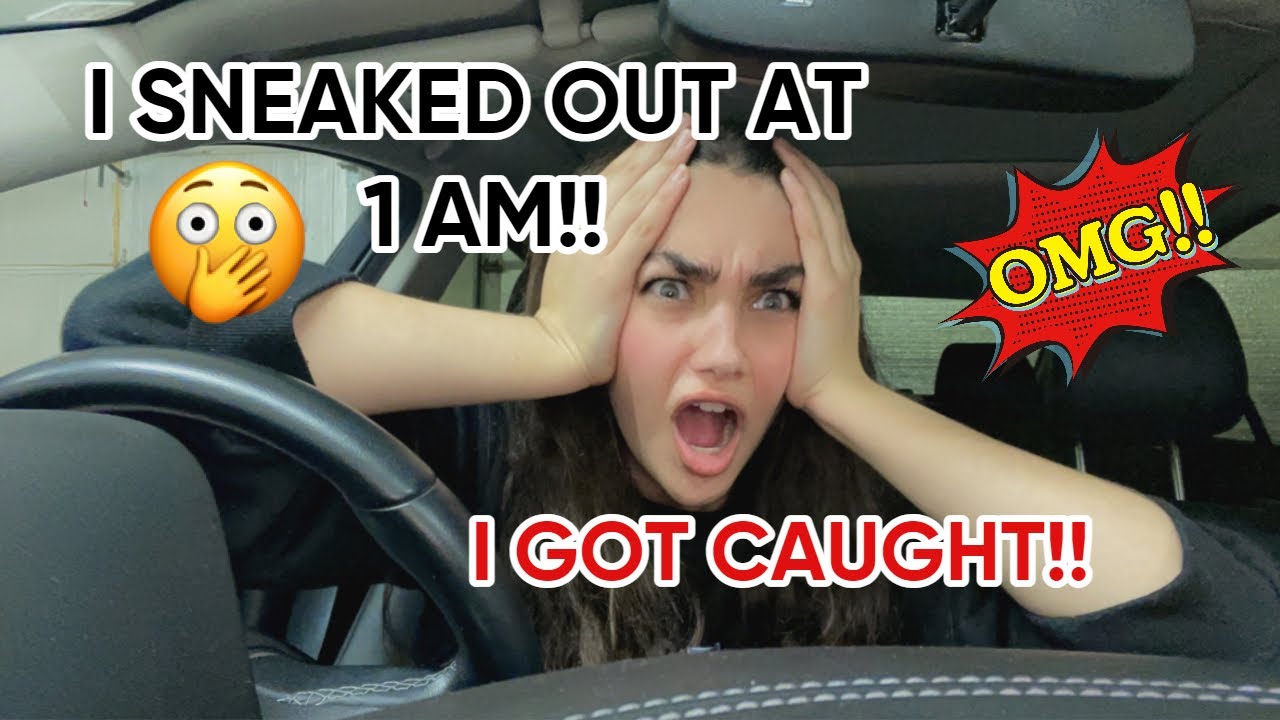 I SNEAKED OUT AT 1 AM!! (I GOT CAUGHT BY MOM!)