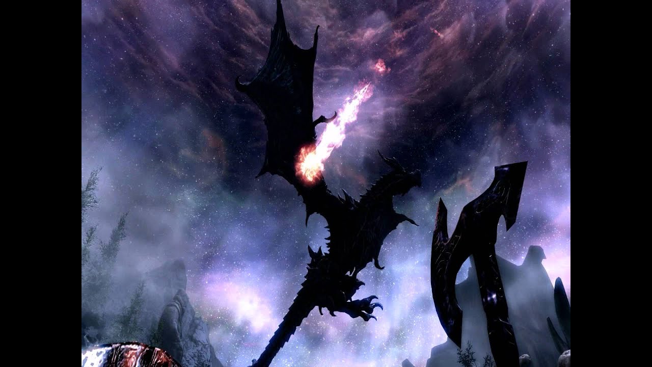 Elder Scrolls V - Skyrim - Alduins Death