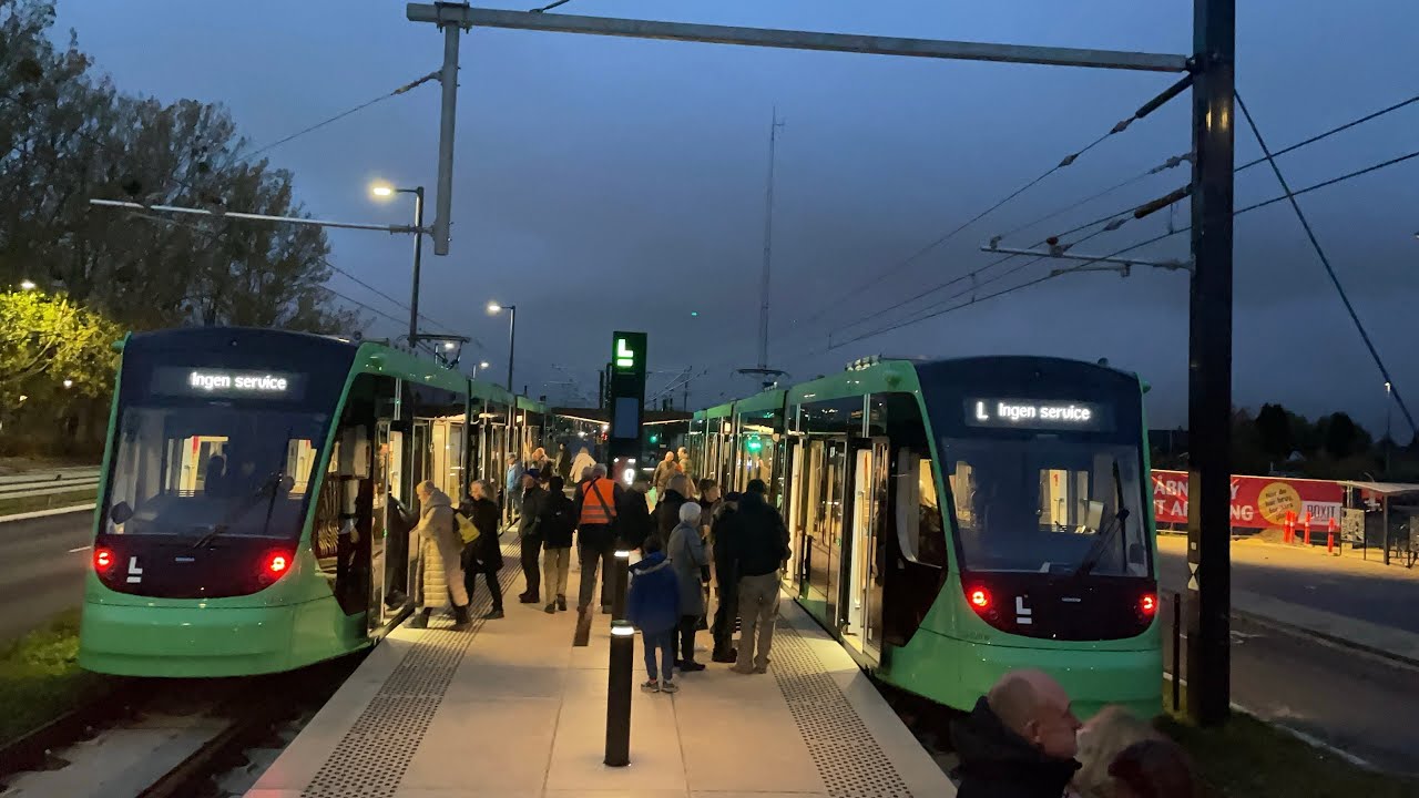 First day in service for the Copenhagen light rail+ riding on one🎉✅ #tram #hovedstadsletbane￼