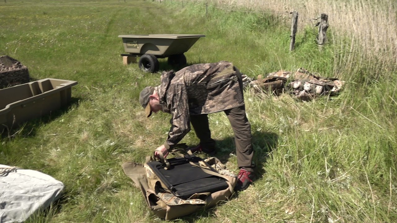 Beavertail sniper blind. G&aring;se liggeskjul