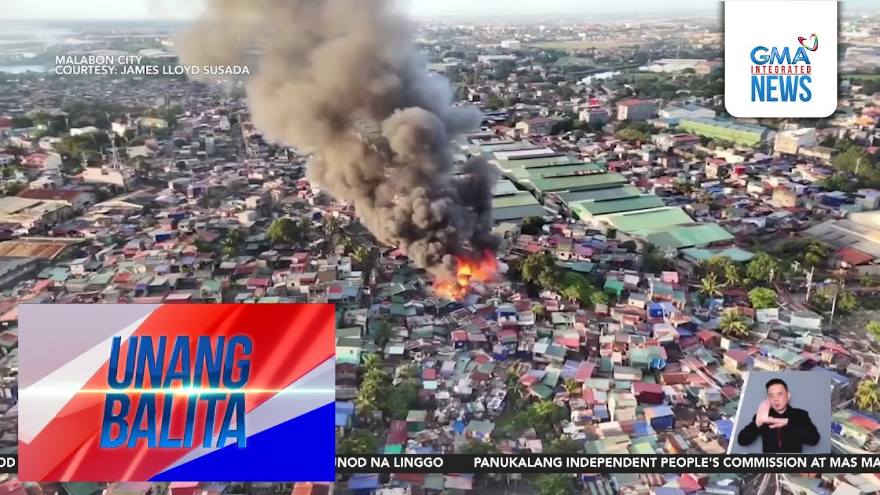 Nasa 1,500 bahay, natupok sa sunog sa Brgy. Catmon | Unang Hirit