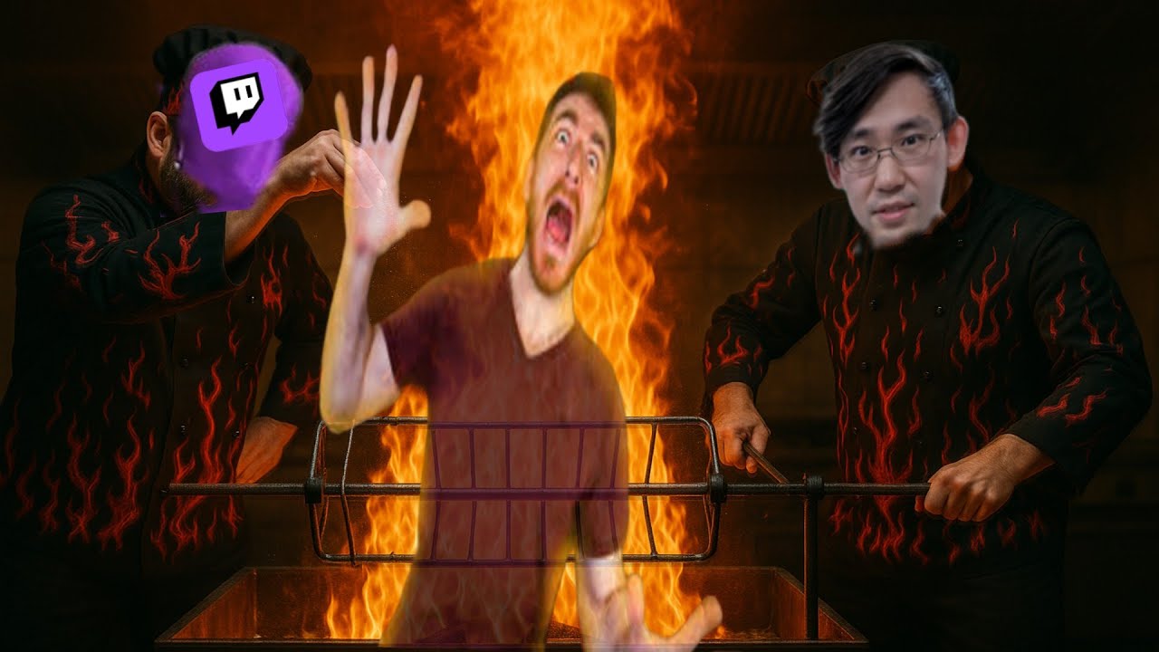 parkzer and chat roast baby doug while he eats Dave's reaper chicken
