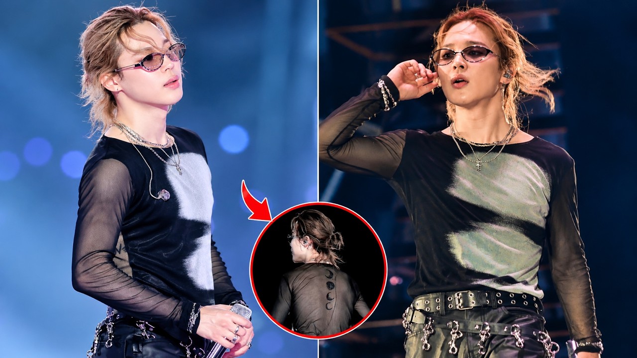Мрачный рокерский образ BTS Jimin в Перу &mdash; Прозрачный топ и татуировки Луны шокируют ARMY!