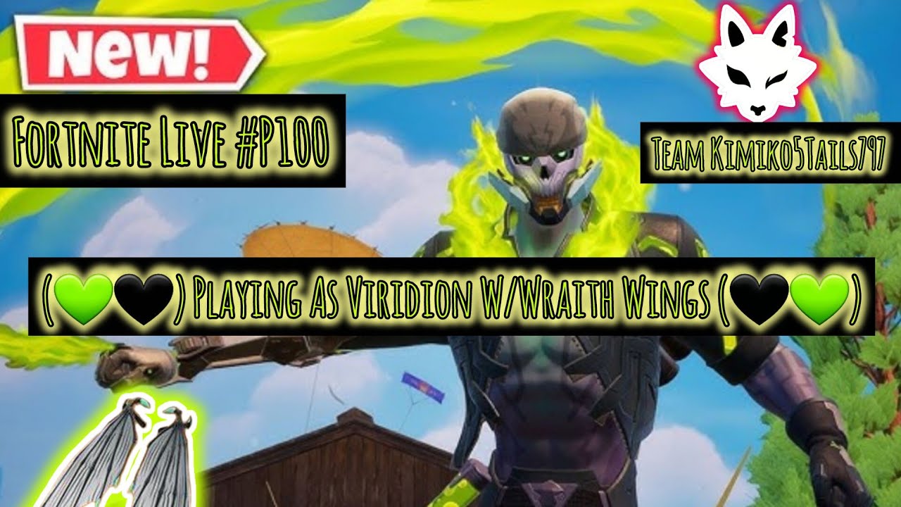(💚🖤) Playing As Viridion W/Wraith Wings (🖤💚)