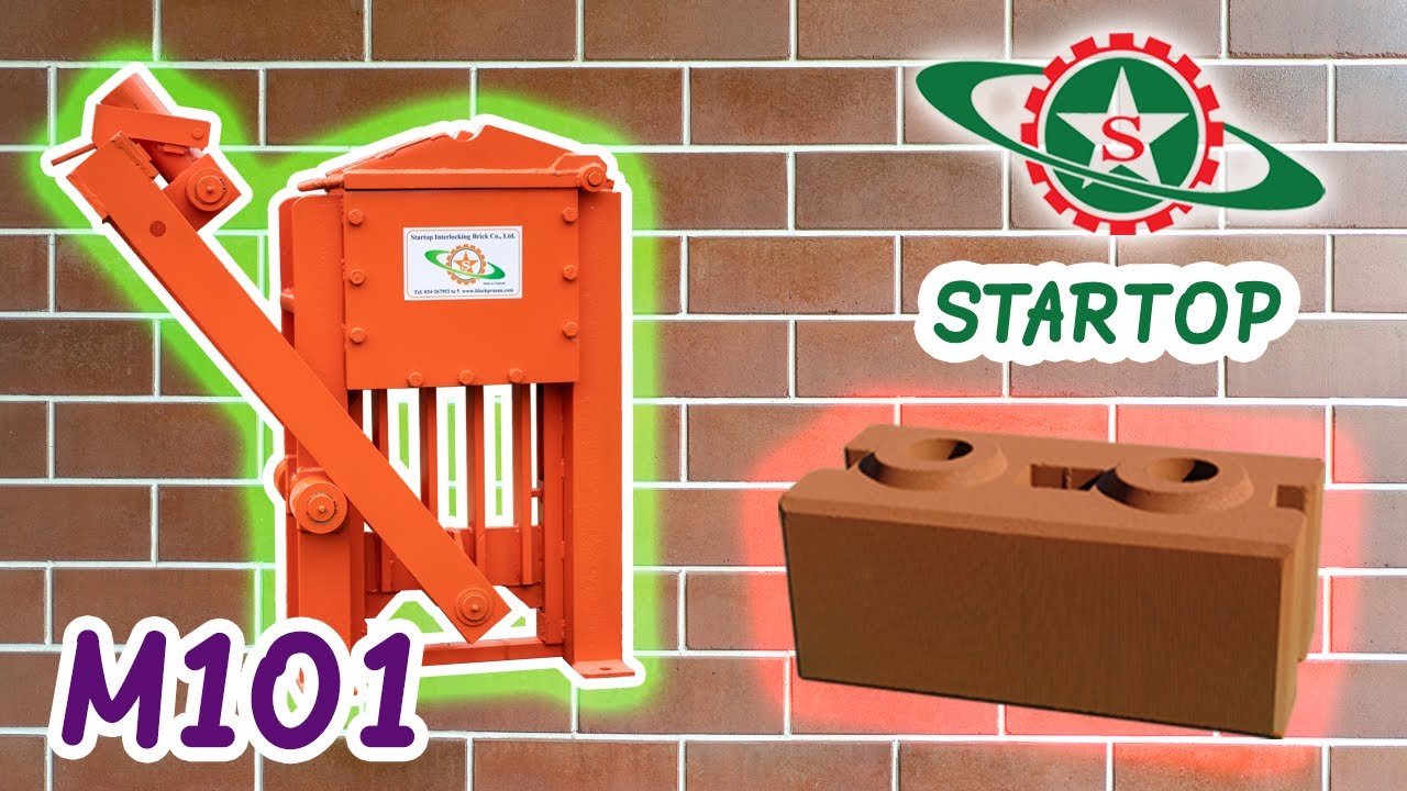 Model:M101 Manual - Standard/Startop Interlocking Brick Company/Interlocking brick making machine