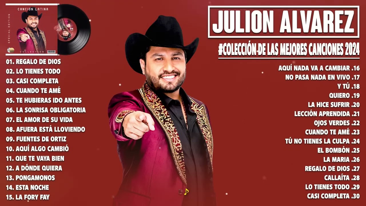 Julión Álvarez Mix - Musica Romantica de Julión Álvarez Y Su Norteño Banda  Album Completo