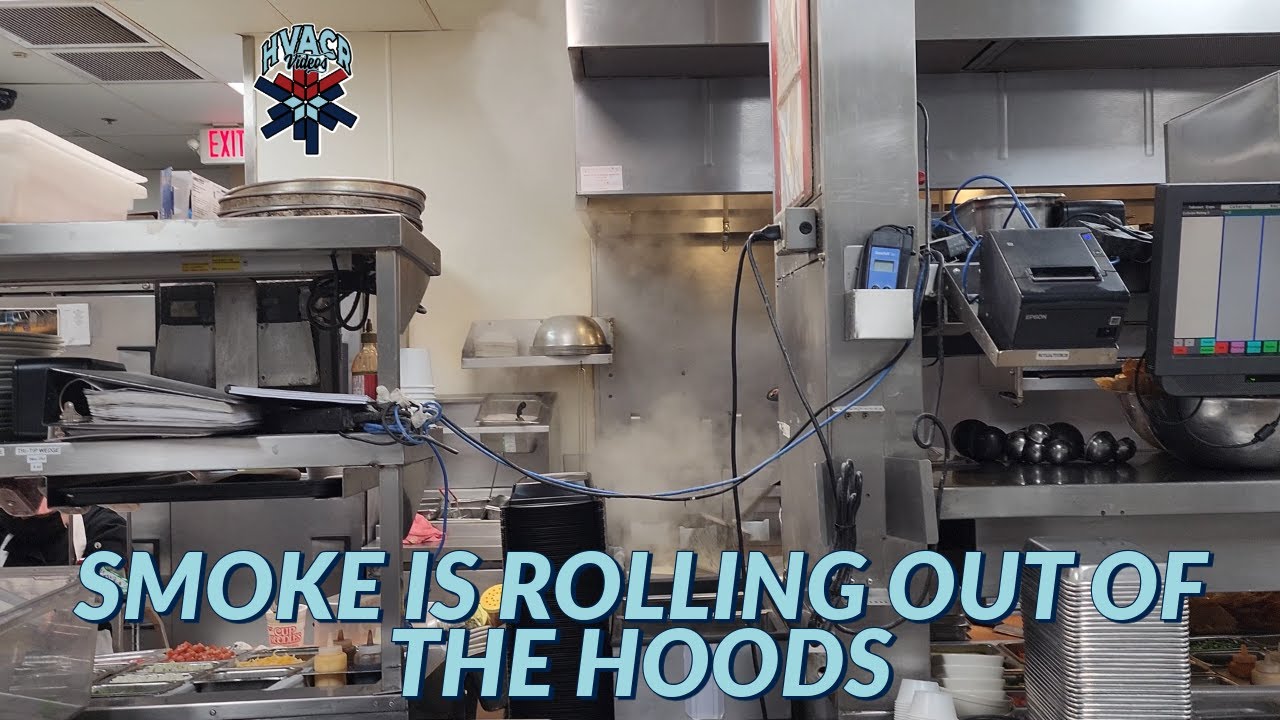 SMOKE IS ROLLING OUT OF THE HOODS