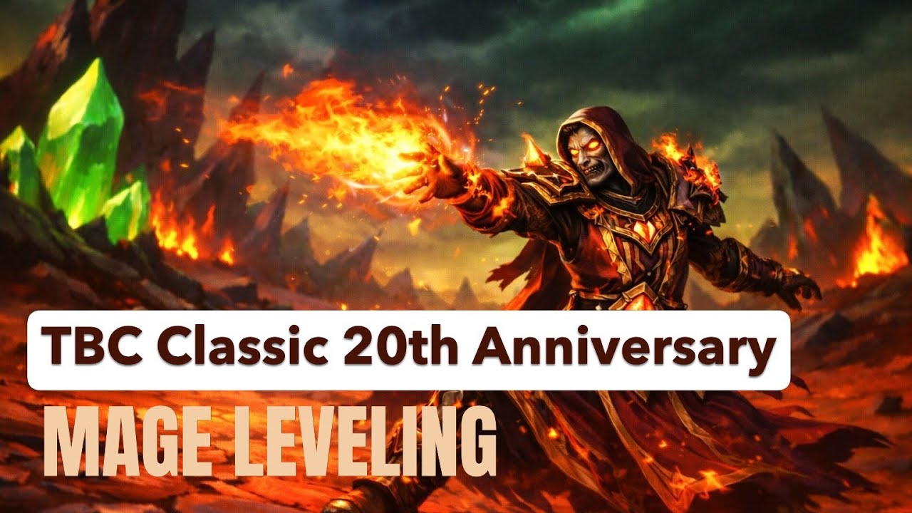 LIVE - WOW TBC  Anniversary - MAGE LEVELING  #wow #warcraft #gaming #tbc #mage