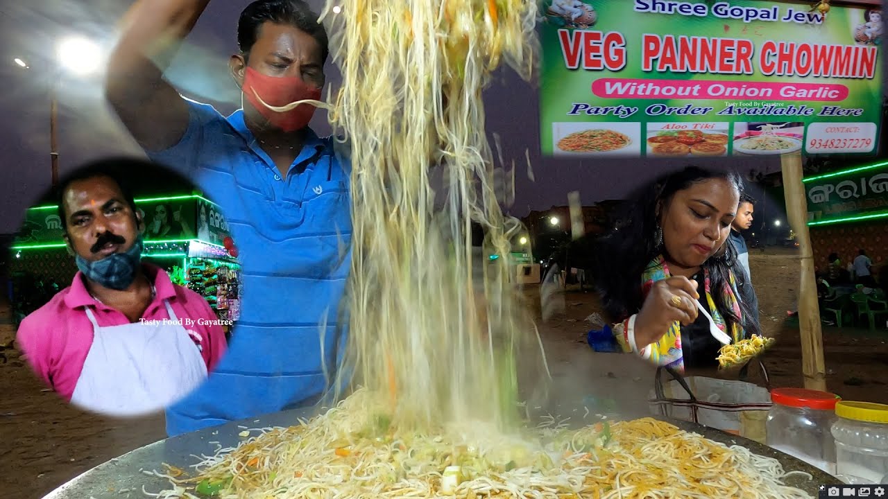 Best veg Chowmein Center in Bhubaneswar ||Best Street Food of Bhubaneswar ||Tasty Food by Gayatree
