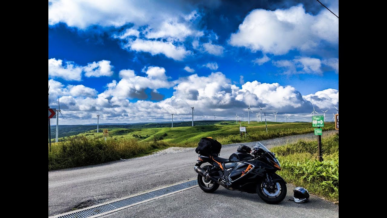 Hills and pasture 1 | Suzuki Hayabusa + YOSHIMURA | 4K