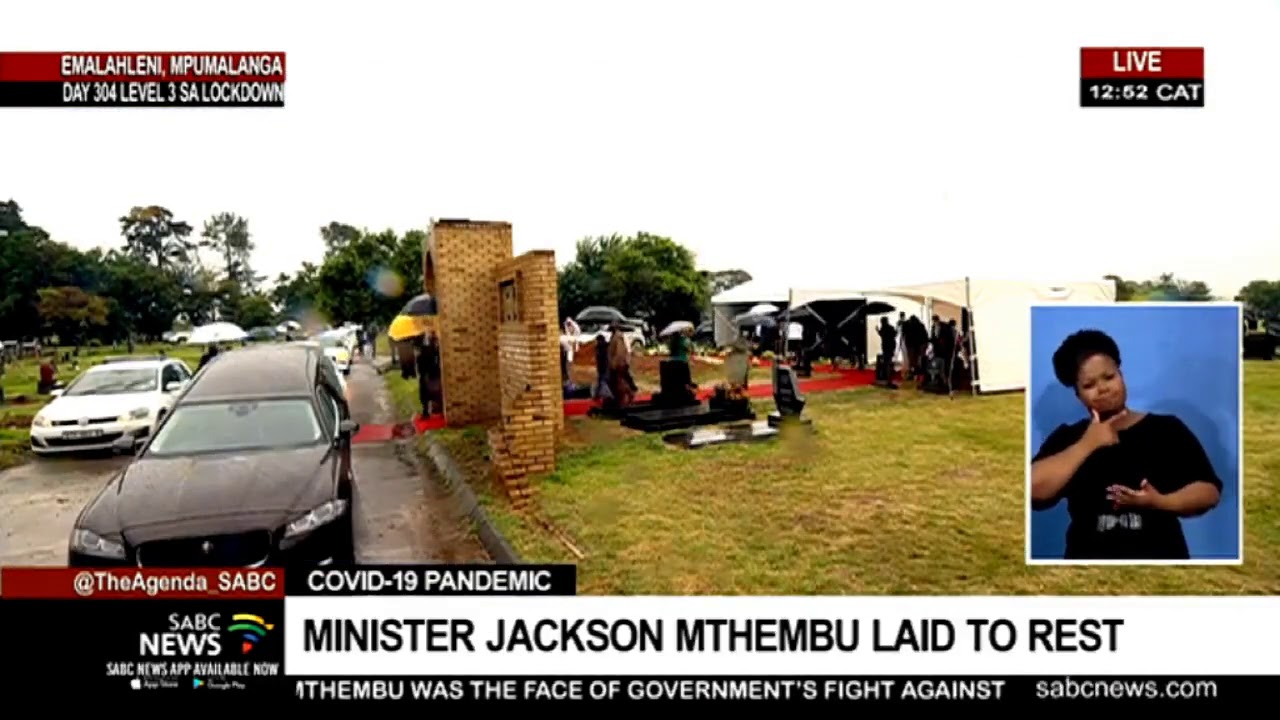 Jackson Mthembu Funeral I Minister finally in his resting place