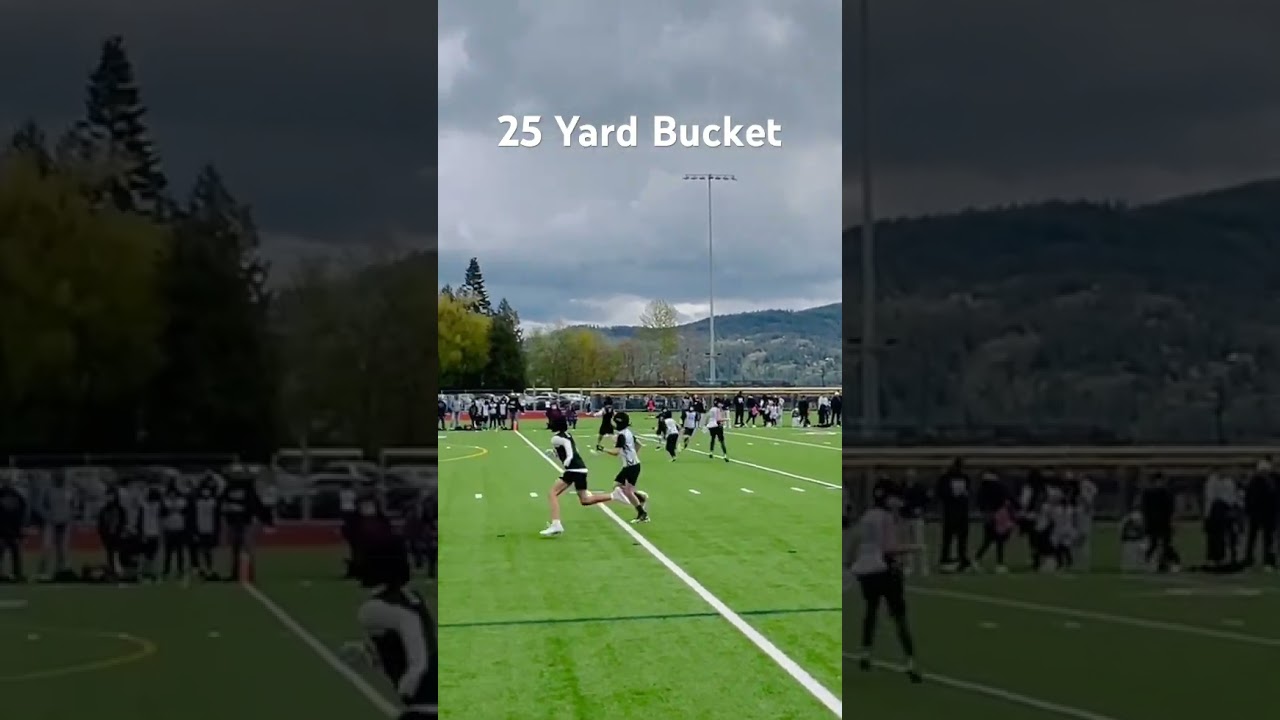 7v7 Football Perfect 25 yard pass #football #7v7 #12u