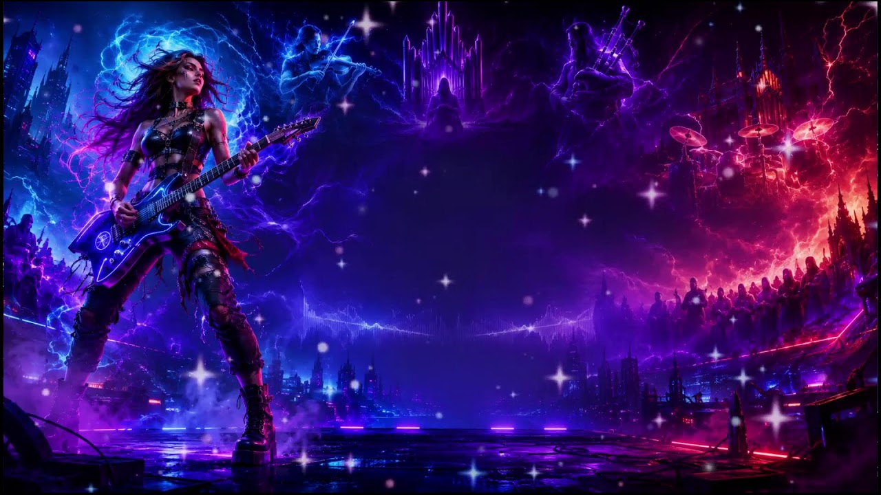 24/7 Cyber Guitar Battles LIVE | Epic Instrumental Rock, Violin, Cello & Bagpipes