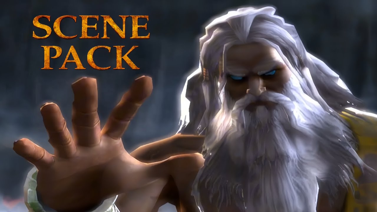 Zeus Scene Pack || God of War (all games) || ALL SCENES 