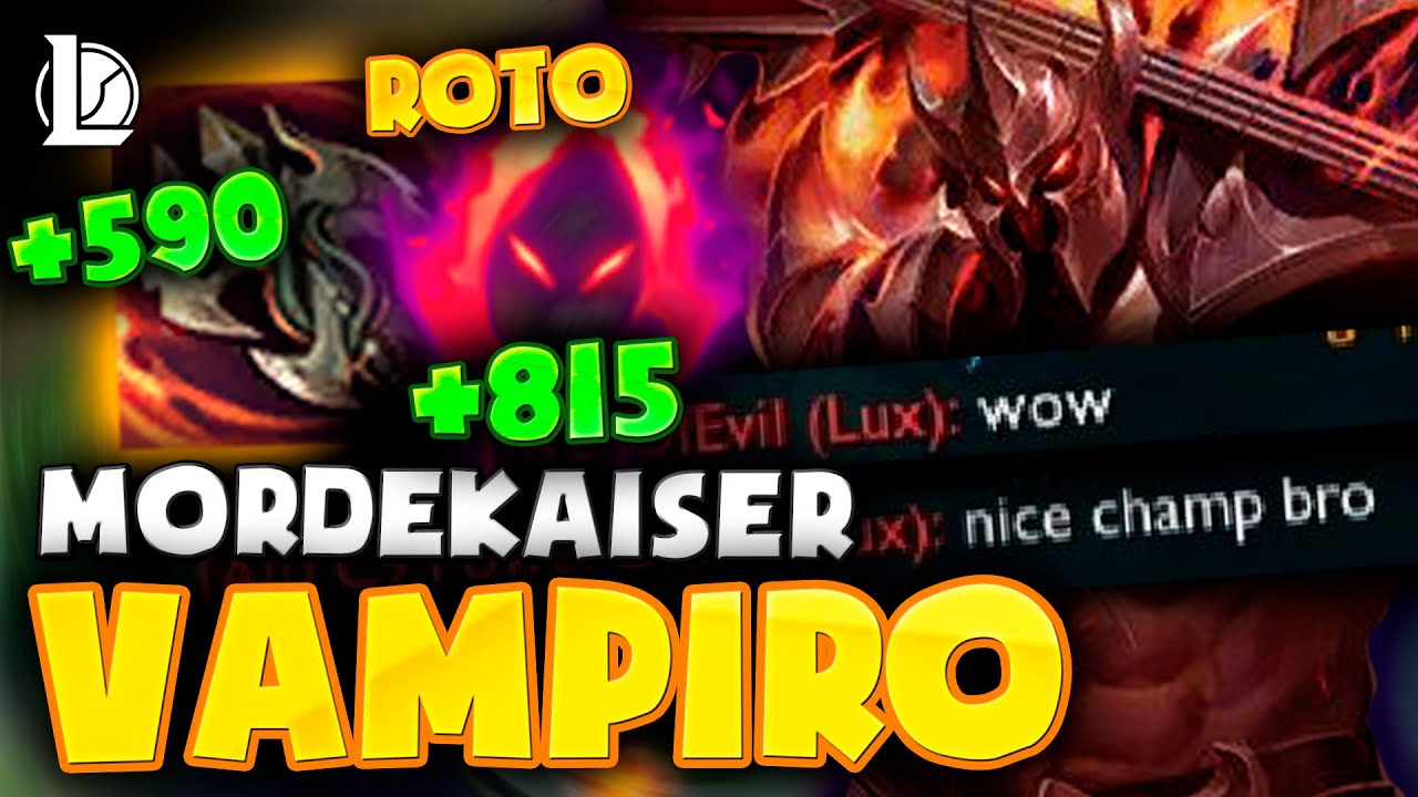 🧛🏻‍♂️¡ESTA LUX SE TILTEA AL SER ESTALLADA! GUÍA MORDEKAISER VAMPIRO TEMPORADA 11