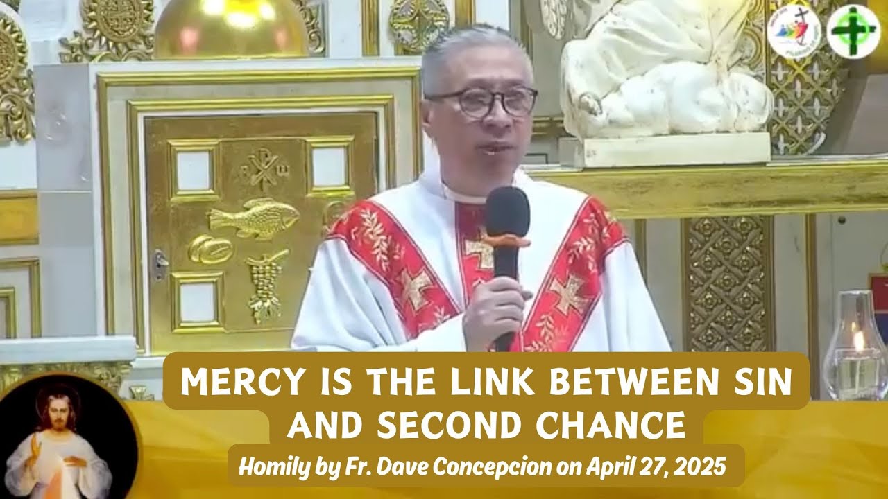 MERCY IS THE LINK BETWEEN SIN AND SECOND CHANCE - Homily by Fr. Dave Concepcion on April 27, 2025