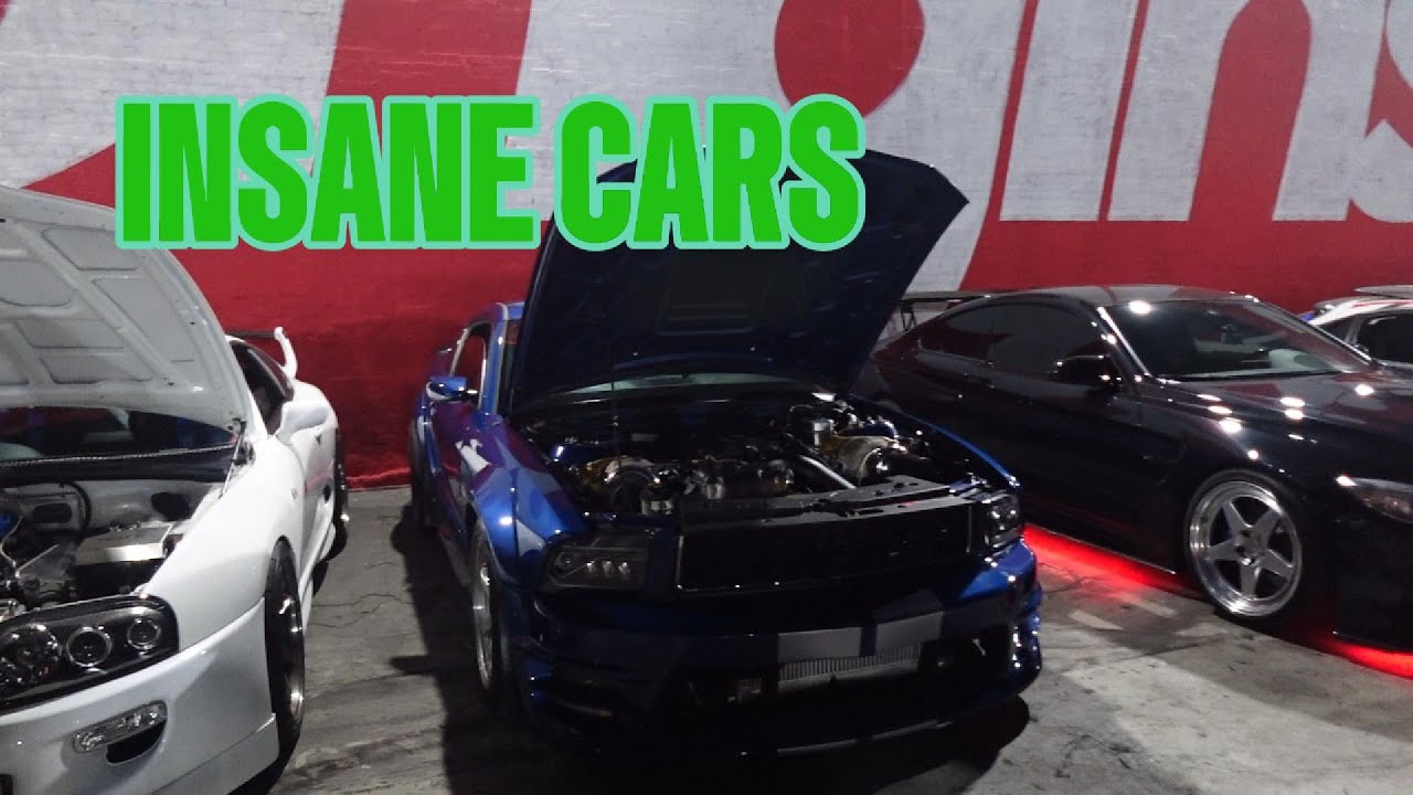 CRAZY CAR MEET AT NIGHTMARKET DTLA