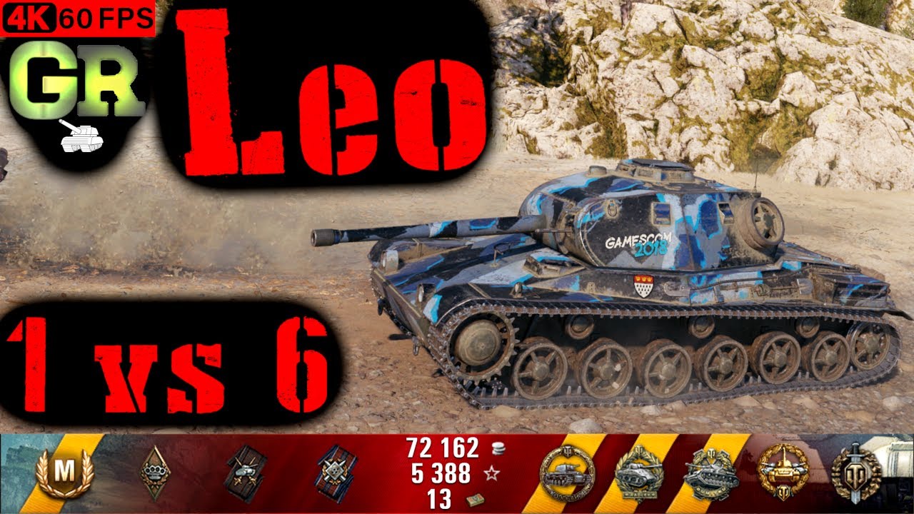 World of Tanks Leo Replay - 8 Kills 5.1K DMG(Patch 1.4.1)