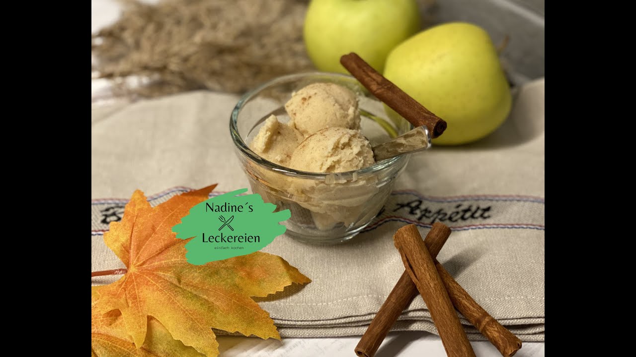 Apfel-Zimt-Eis / Cookidoo / Thermomix / Eis ohne Eismaschine