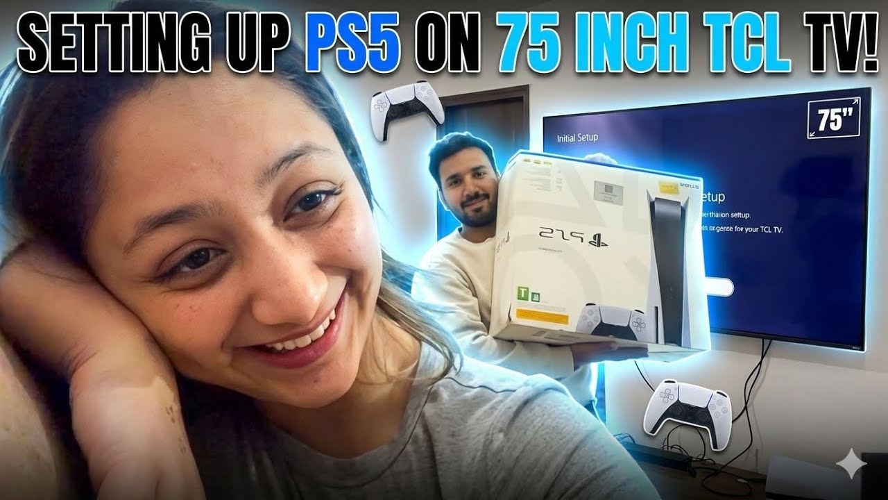 Setting up PS5 on 75 Inches TCL TV S04 EP64 