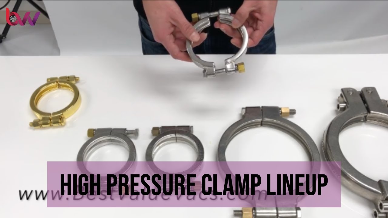 BVV High Pressure Clamp Lineup