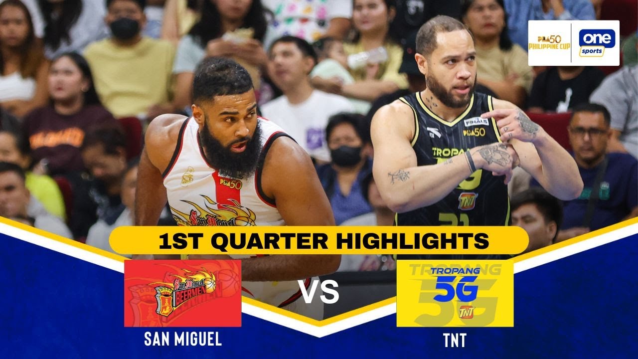 TNT vs. SAN MIGUEL | FINALS GAME 3 | 1ST QUARTER HIGHLIGHTS | PBA SEASON 50 PHILIPPINE CUP