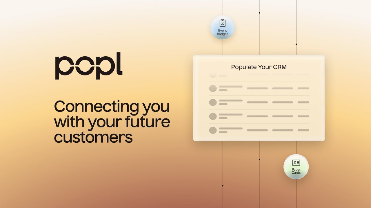 Popl - AI-Powered Event Lead Capture for GTM Teams
