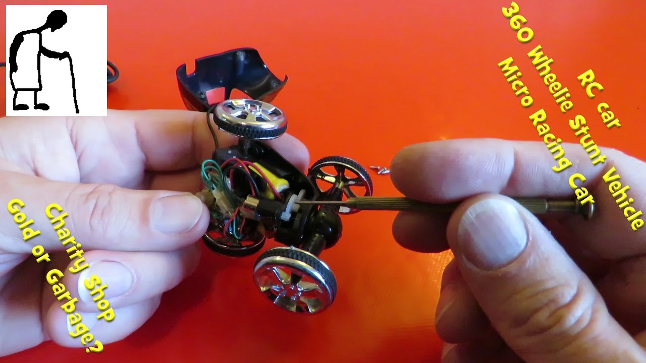 Charity Shop Gold or Garbage? RC Car 360 Wheelie Stunt Vehicle Micro Racing Car