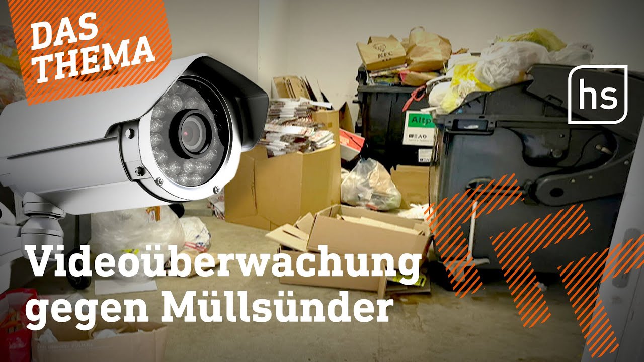 Darmstadt: Mieter werden beim Müllwegbringen beobachtet | hessenschau DAS THEMA