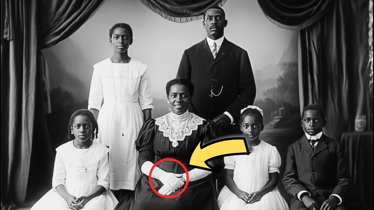 At First It Looks Like a Normal 1901 Family Photo — Then You Notice Her Hands