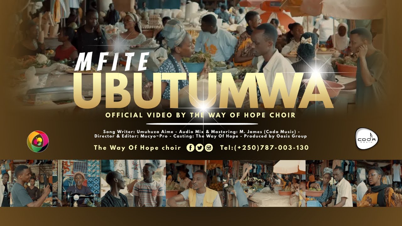 Mfite Ubutumwa Official Video by The Way Of Hope choir