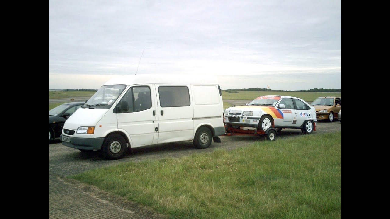 Vauxhall Astra MK2 GTE 8V rally car RAF Barkston timed sprint event